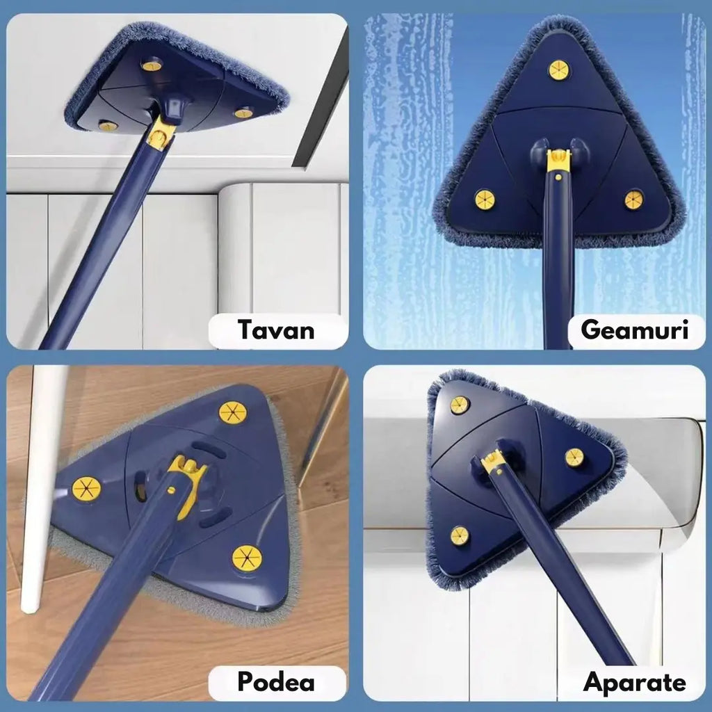 Mop Reglabil Rotativ 360° + Cadou 10 lavete abrazive🎁
