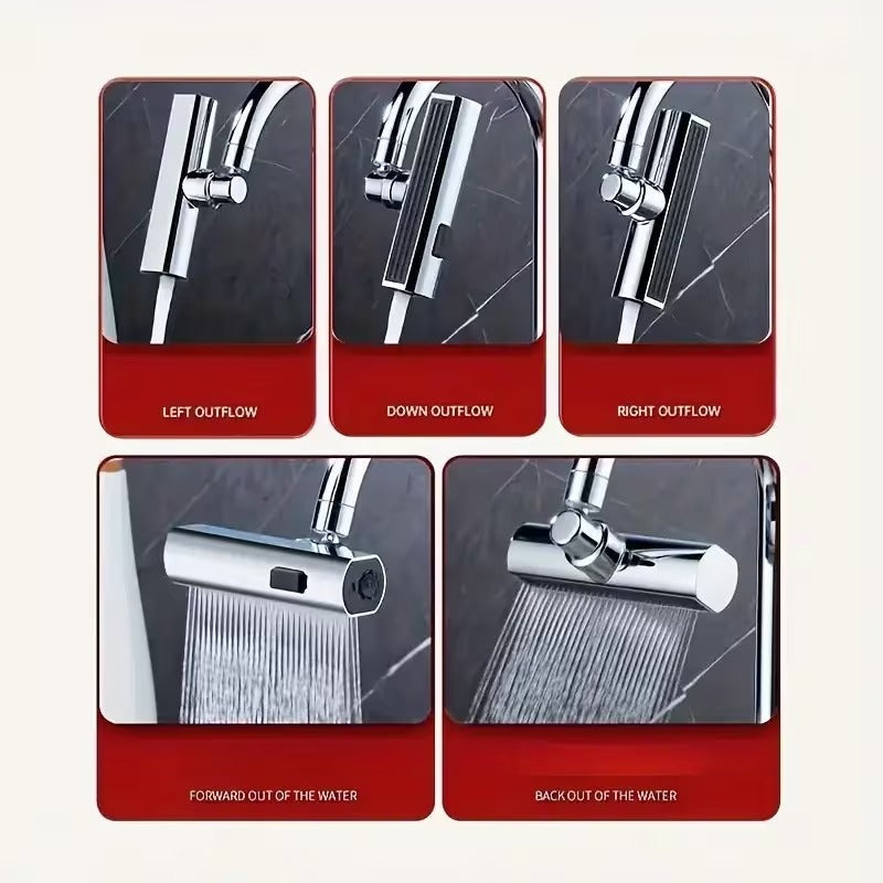 Cap de robinet cu 4 moduri de pulverizare + 2 solutii de desfundat tevi CADOU