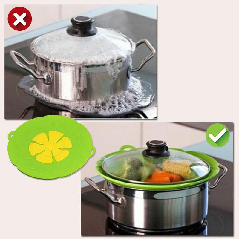 CAPAC DIN SILICON ANTI-SPUMARE +100 Huse cu Elastic Pentru Protectie Boluri/Tavi/Recipiente Tip Capac Castroane🎁