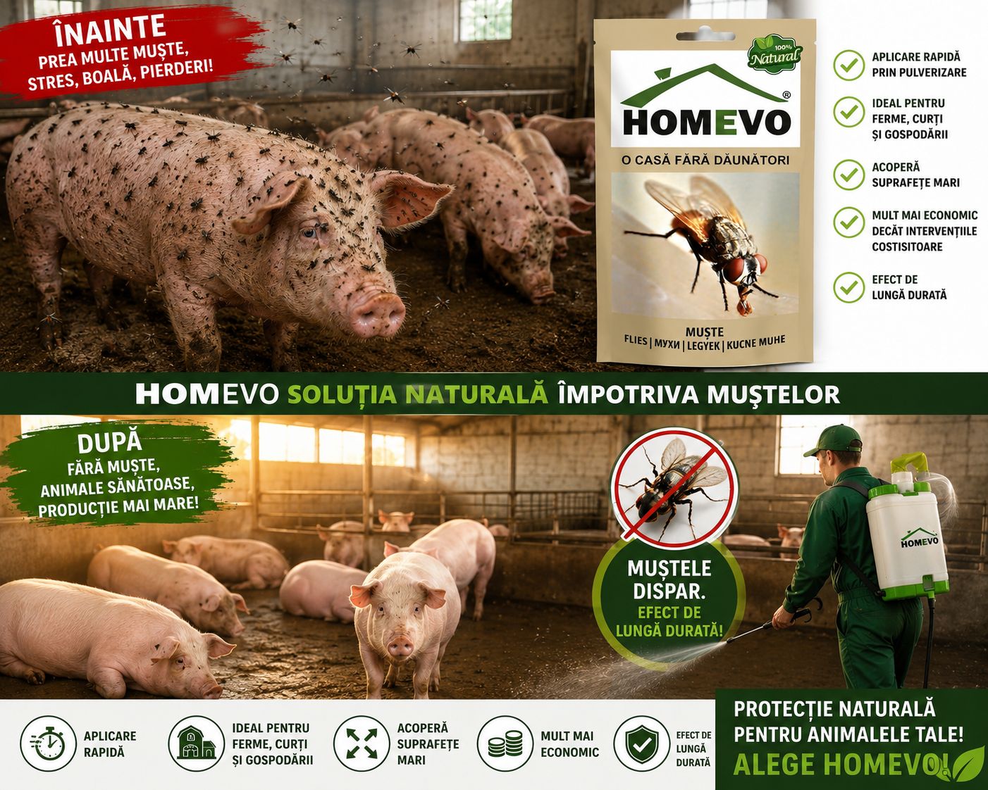 1+1 Gratis, HOMEVO Solutie Naturala  impotriva mustelor - ⭐⭐⭐⭐⭐