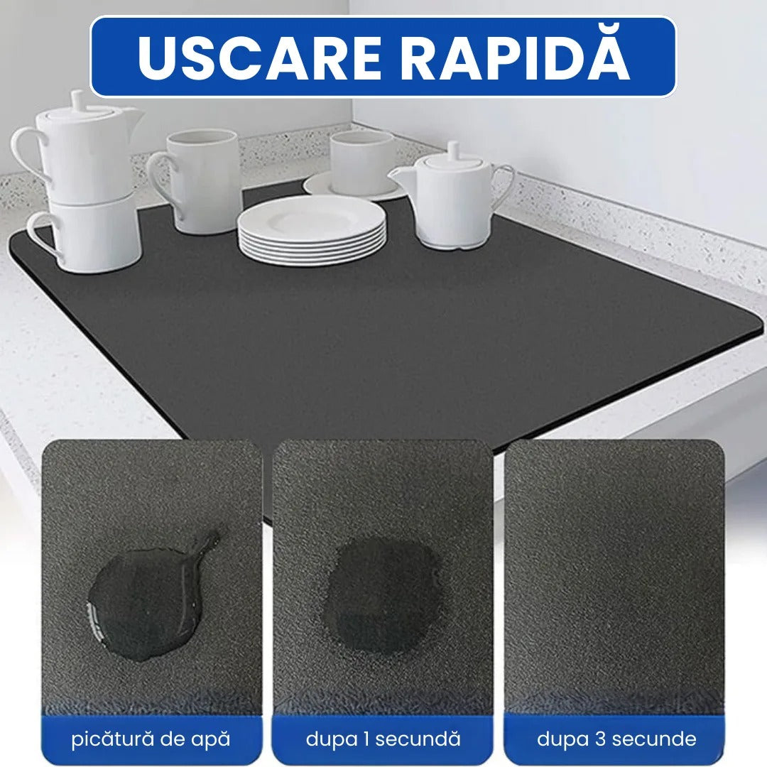 Covoraș Pentru Uscarea Vaselor + 10 Lavete GRATIS
