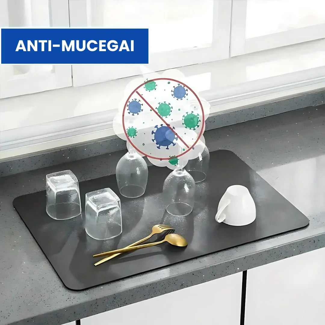 Covoraș Pentru Uscarea Vaselor + 10 Lavete GRATIS