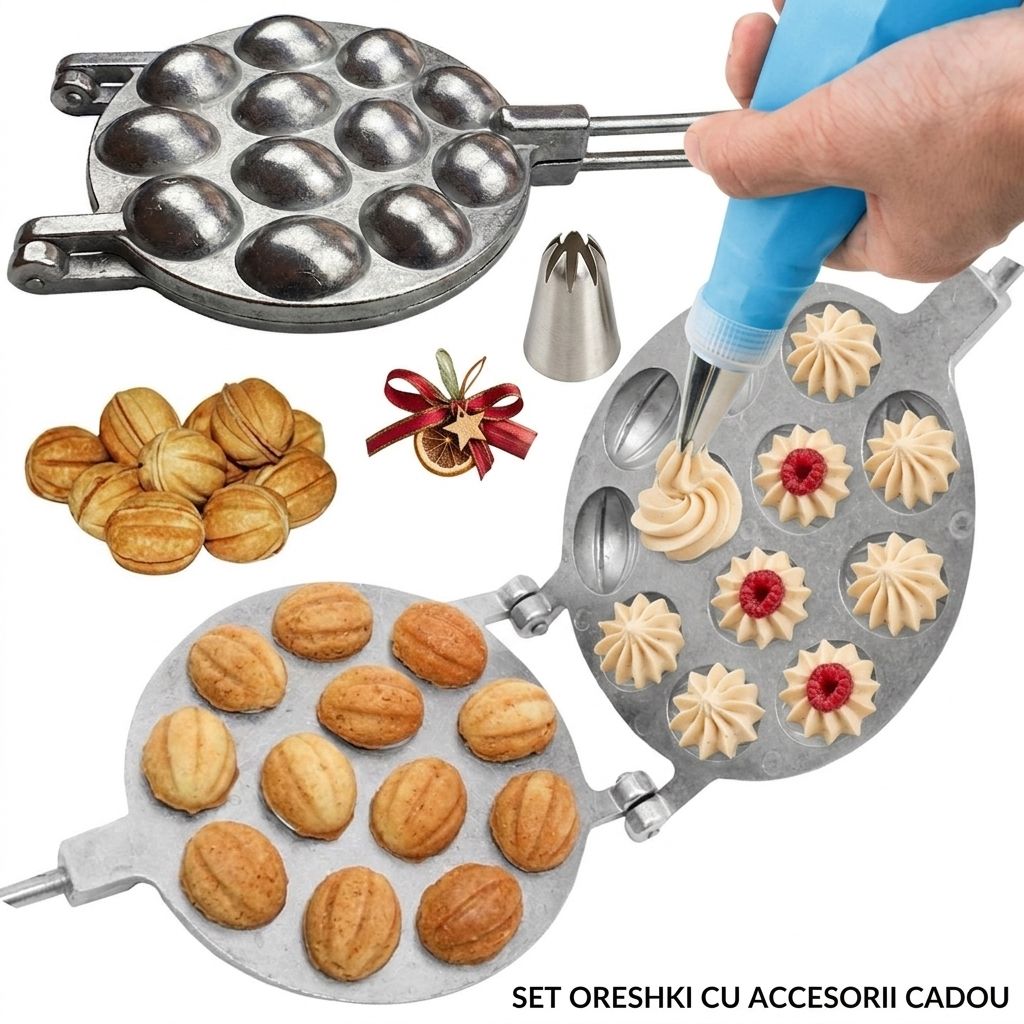 Formă de copt nuci + Mănușă CADOU 🎁