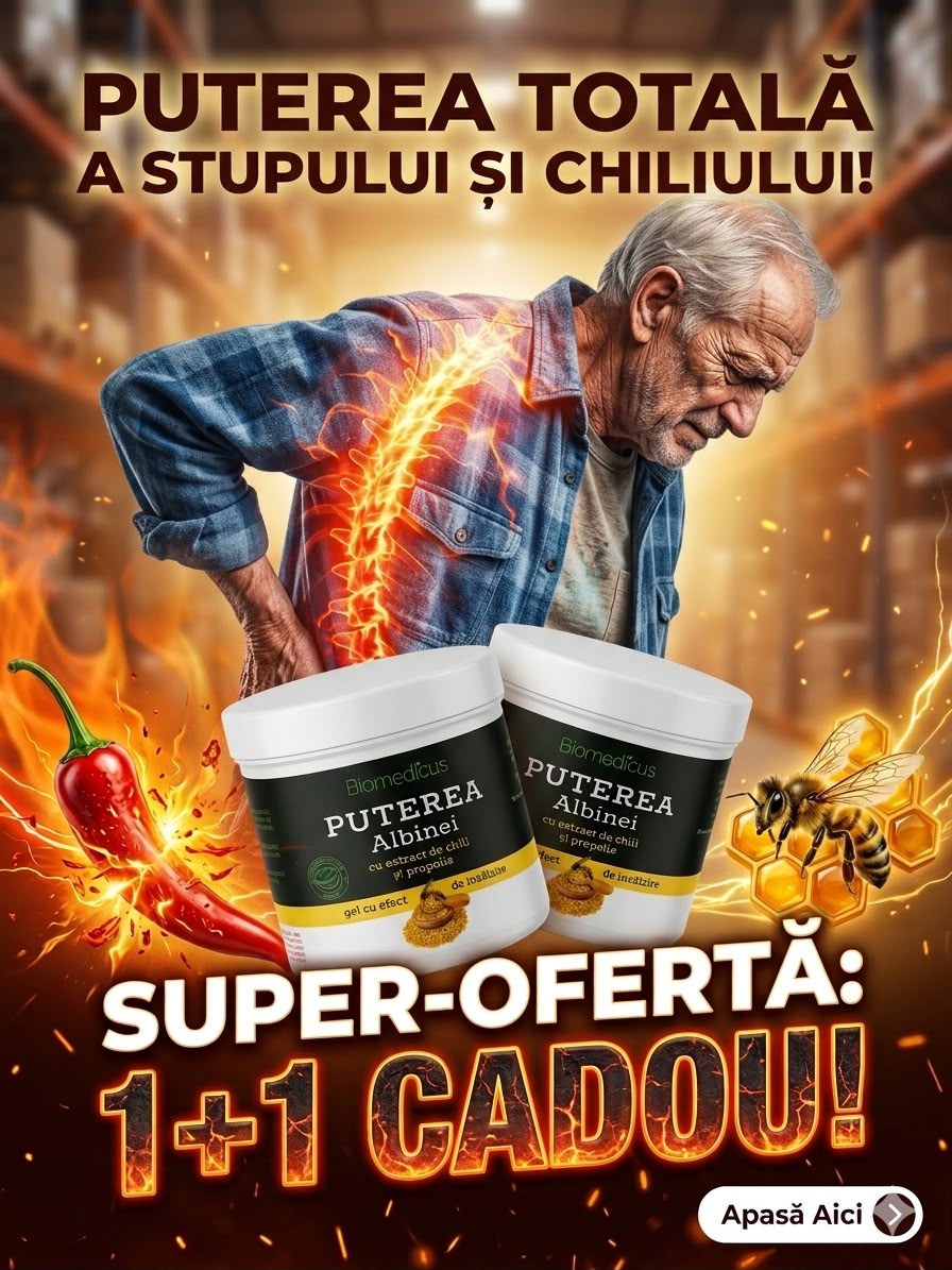1+1 CADOU, Gel Puterea Albinei cu extract din chili 🌶️ și propolis