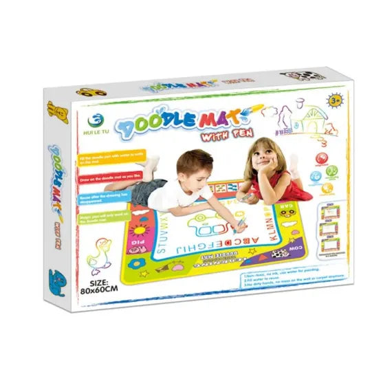 Covoraș Magic – Set pentru Desen Fără Murdărie cu Apă + 2 Markere Cadou 🎁